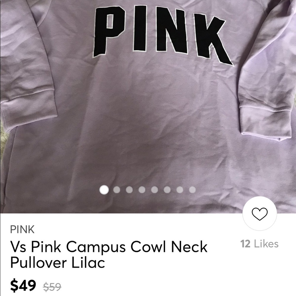 Lilac VS PINK Campus Cowl Neck